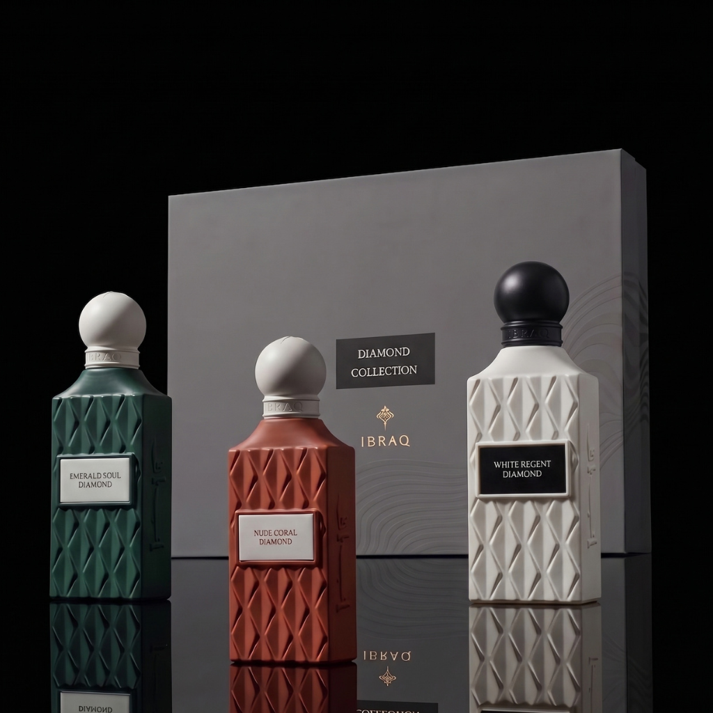 Coffret Diamond Grey – Ibrahim Al Qurashi - 3 x 75ml